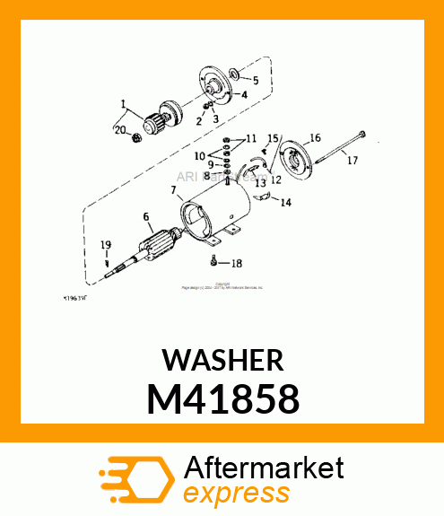 Shim - SPACING WASHER .010 - PUR M41858