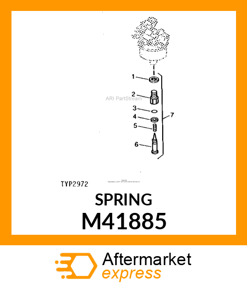 Main Adjustment Screw Spri M41885