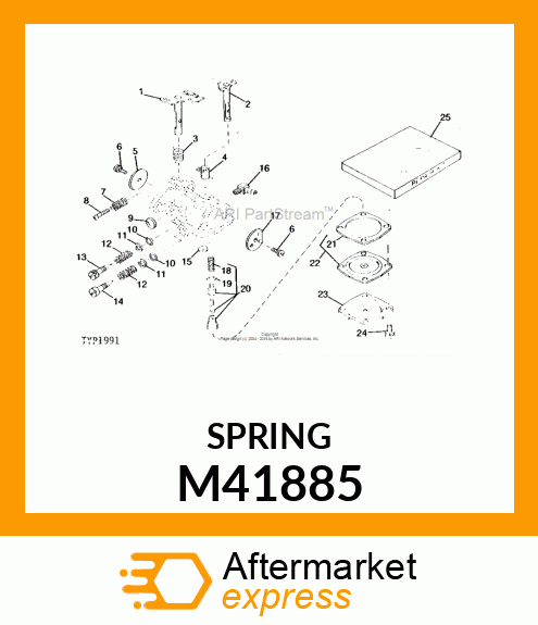 Main Adjustment Screw Spri M41885