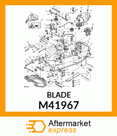 BLADE, CUTTING M41967