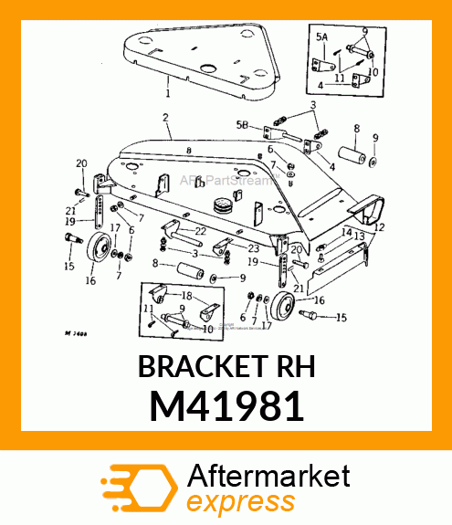 Bracket Rear Roller M41981