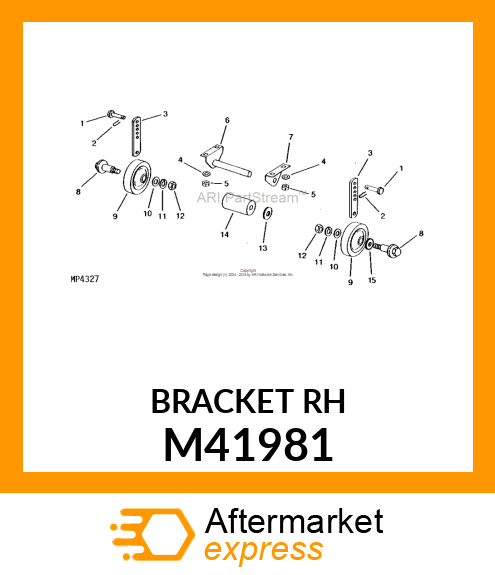 Bracket Rear Roller M41981