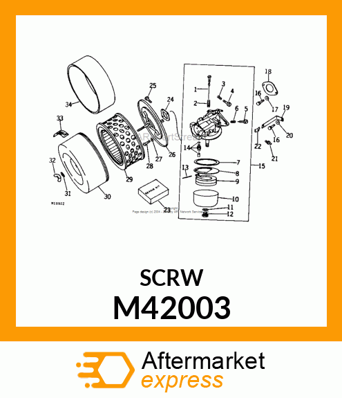 Screw M42003