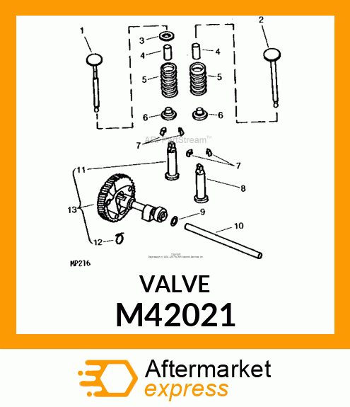 Exhaust Valve M42021