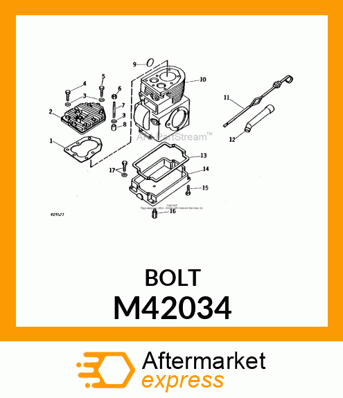 5/16X1.50 H.H. BOLT M42034