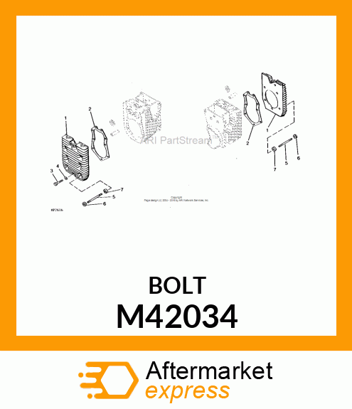 5/16X1.50 H.H. BOLT M42034