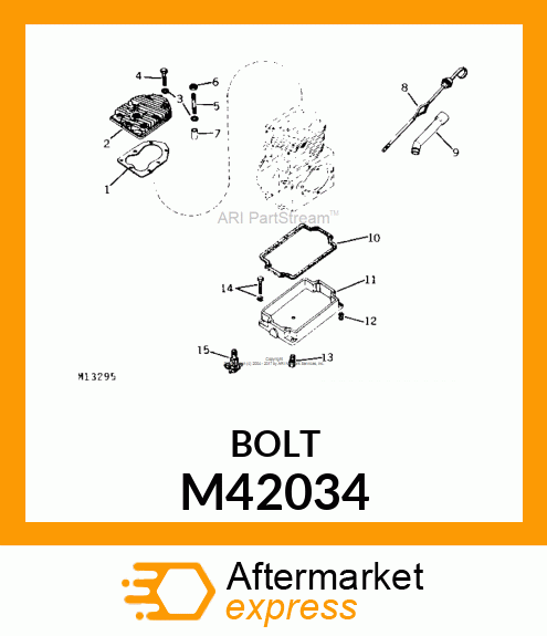 5/16X1.50 H.H. BOLT M42034