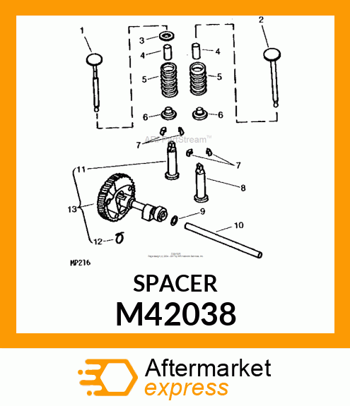 SPACER .010 M42038