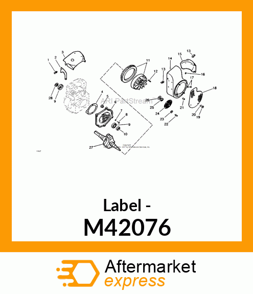 Label - M42076