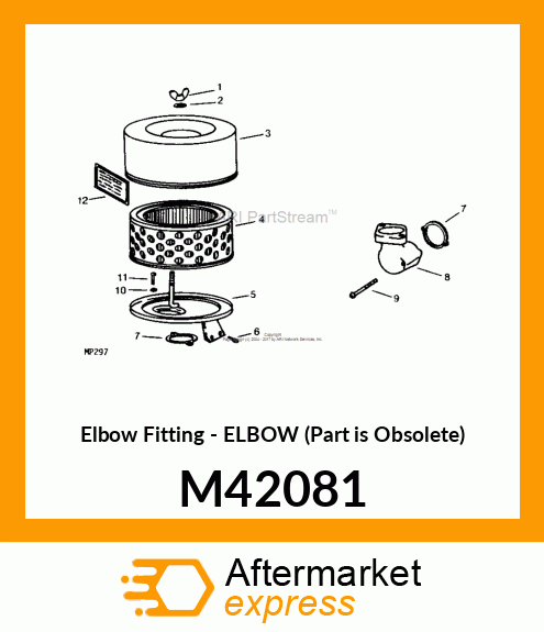 Elbow Fitting - ELBOW (Part is Obsolete) M42081