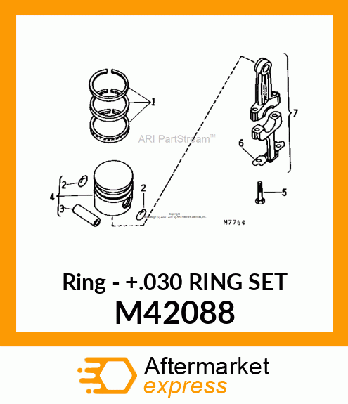 Ring - +.030 RING SET M42088