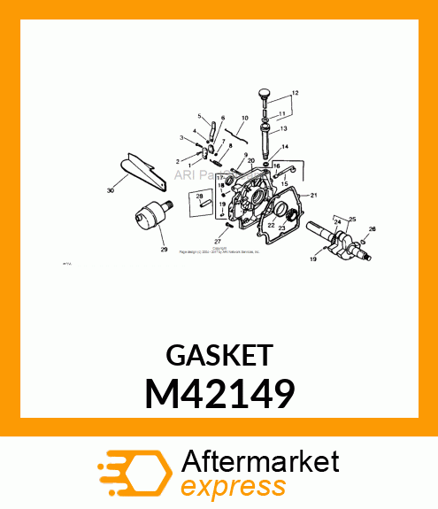 GASKET, OIL FILLER PLUG M42149