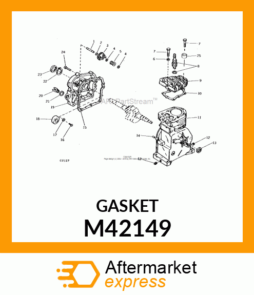 GASKET, OIL FILLER PLUG M42149