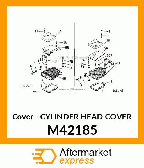Cover - CYLINDER HEAD COVER M42185