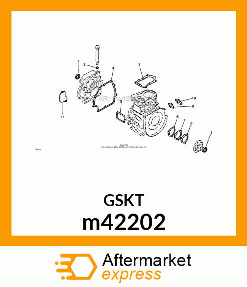 GASKET, CYLINDER HEAD m42202