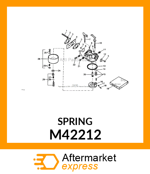 Torsion Spring M42212