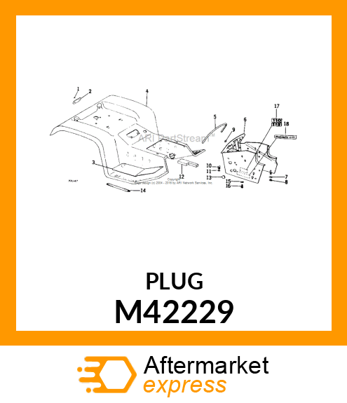 PLUG,BUTTON M42229