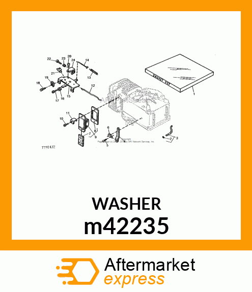 WASHER, METALLIC, ROUND HOLE m42235