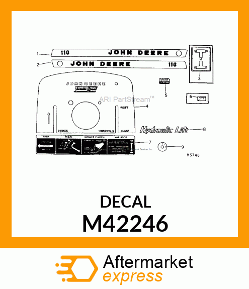 LABEL, CONTROL M42246