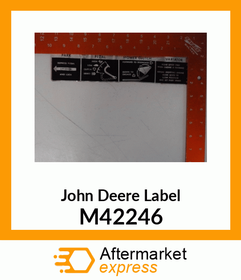 LABEL, CONTROL M42246