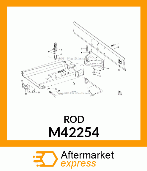 ROD, CLUTCH M42254