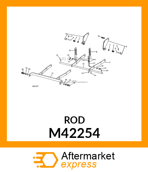 ROD, CLUTCH M42254