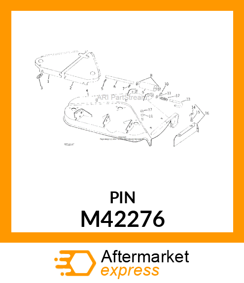 SHAFT, FRONT ROLLER M42276