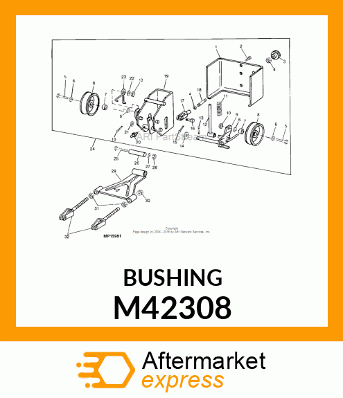 BUSHING, PIVOT M42308