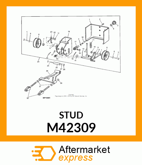 ROD, ADJUSTING M42309