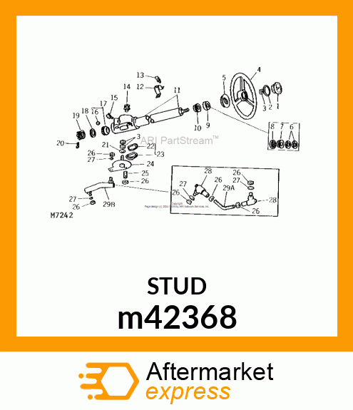 LINK, DRAG ASSY m42368