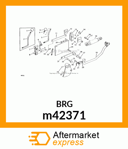 BEARING, ADJUSTABLE ECCENTRIC m42371