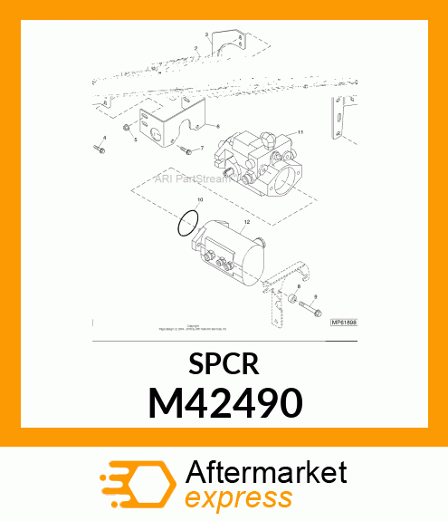 BEARING, BRACKET M42490