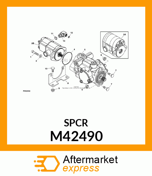 BEARING, BRACKET M42490