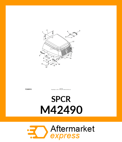 BEARING, BRACKET M42490