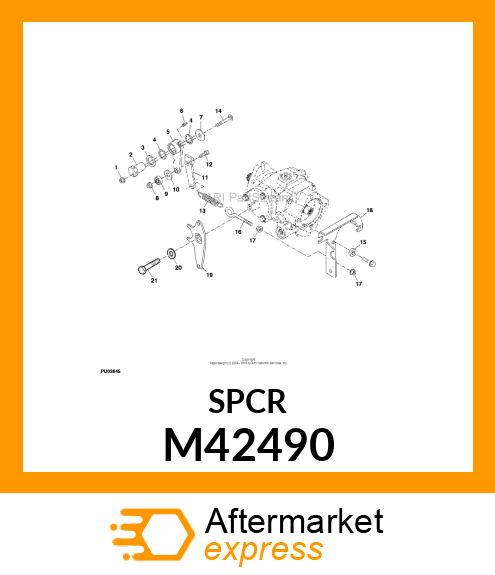 BEARING, BRACKET M42490