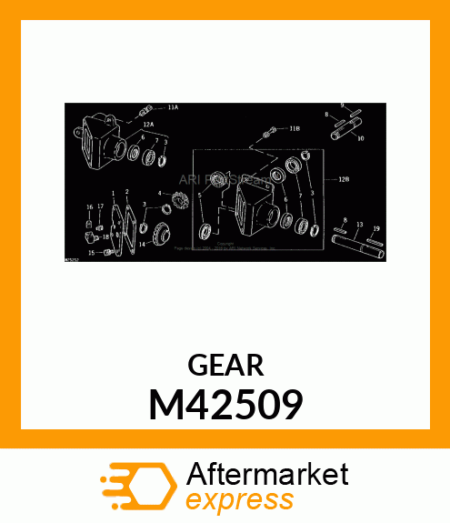 Gear - BEVEL GEAR - PUR M42509