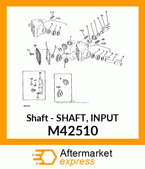 Shaft - SHAFT, INPUT M42510