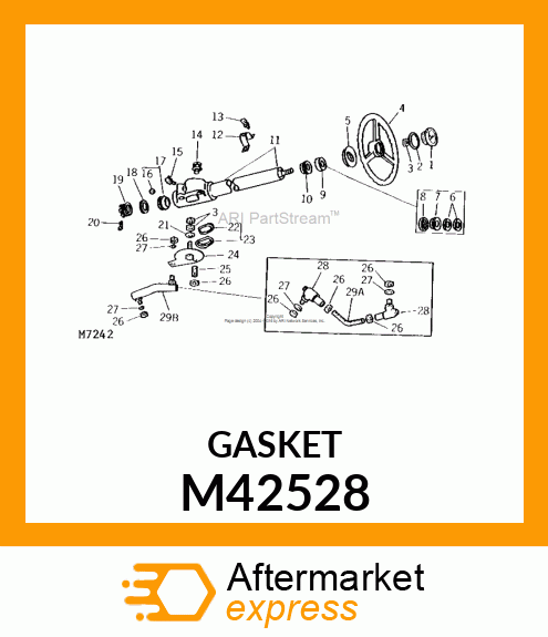 STEERING GROMMET M42528