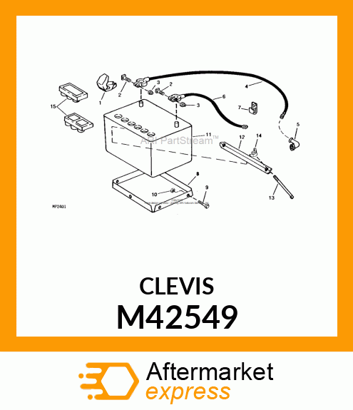 BASE, BATTERY M42549