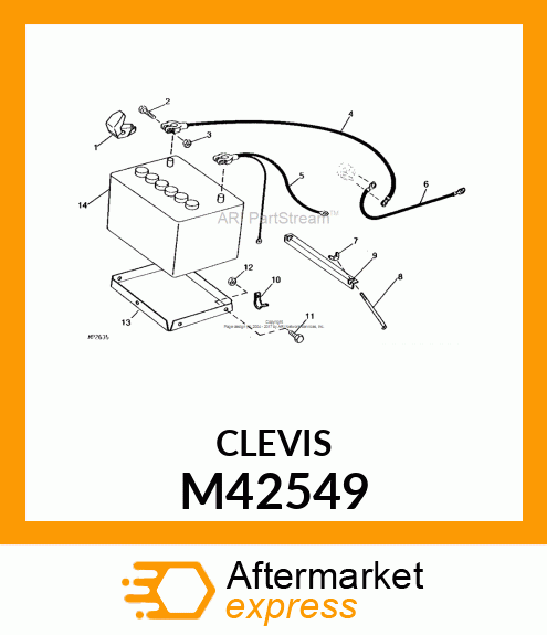 BASE, BATTERY M42549