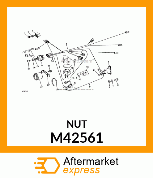 FACE NUT M42561