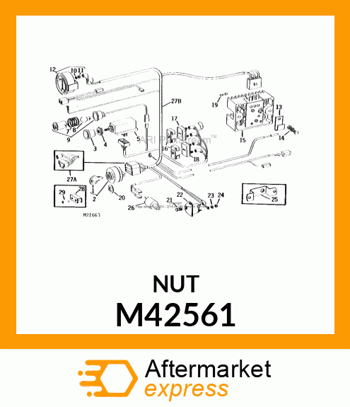 FACE NUT M42561