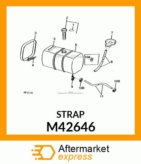 Strap Tank 140 M42646