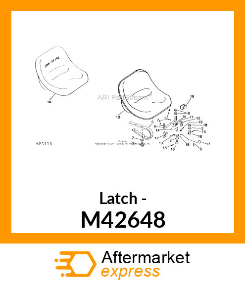 Latch - M42648