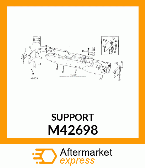 Support - VIBRATION MOUNT M42698