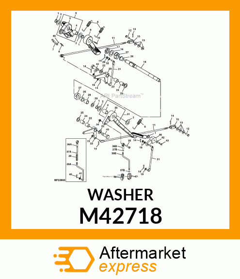 WASHER, RING, BACK M42718