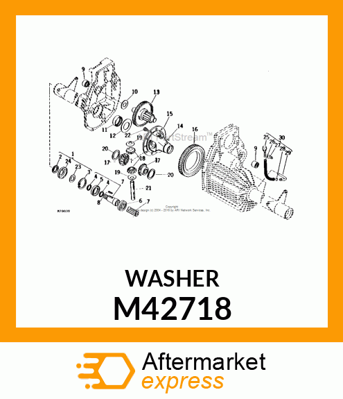 WASHER, RING, BACK M42718