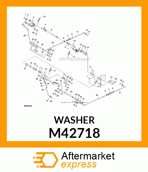 WASHER, RING, BACK M42718