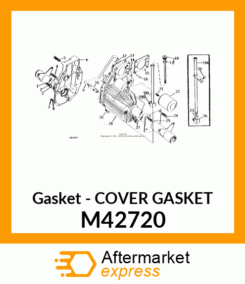 Gasket - COVER GASKET M42720