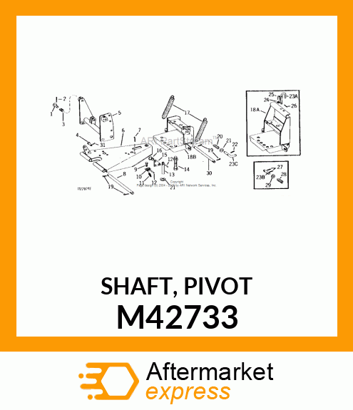 SHAFT, PIVOT M42733